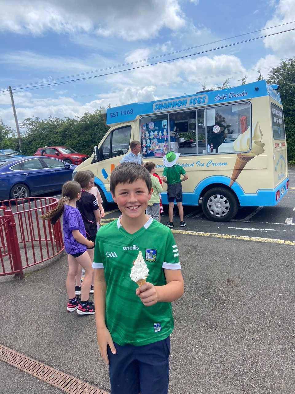 Ice-cream van visit 