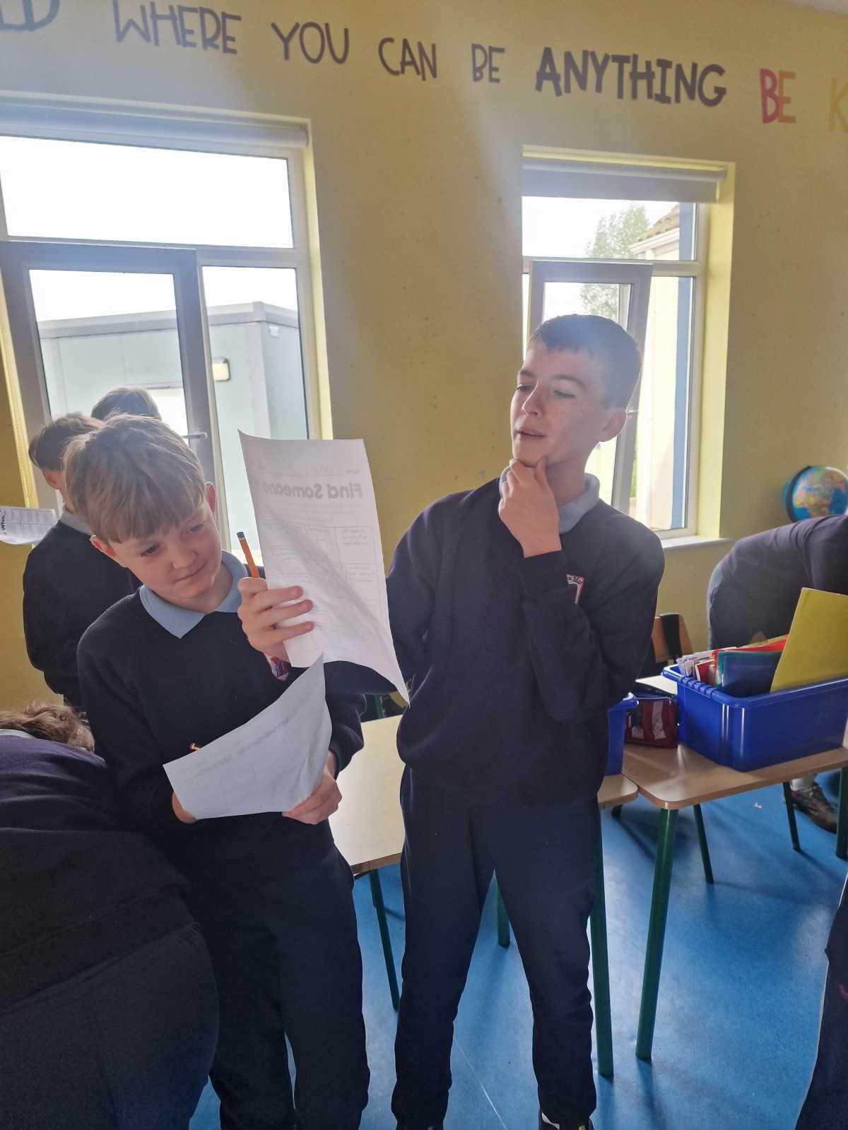 Welcome to 6th Class
