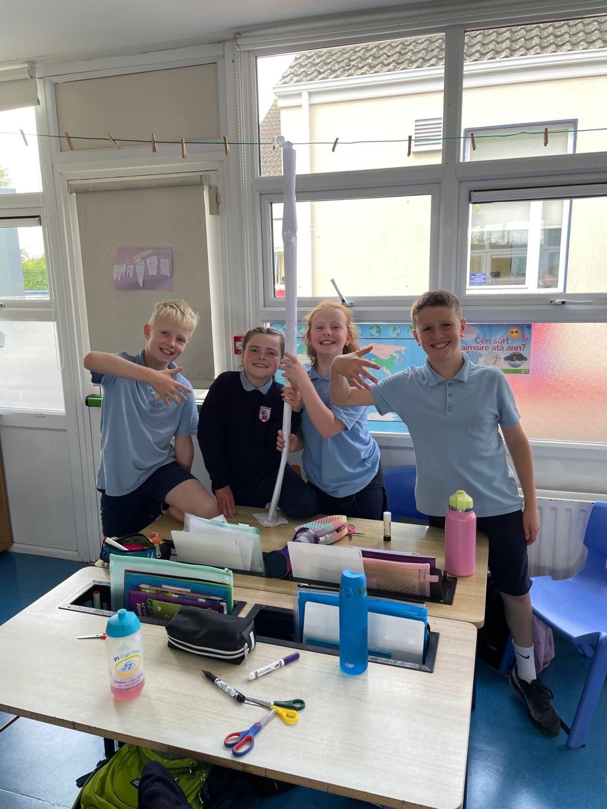 Building Paper Towers in Fourth Class