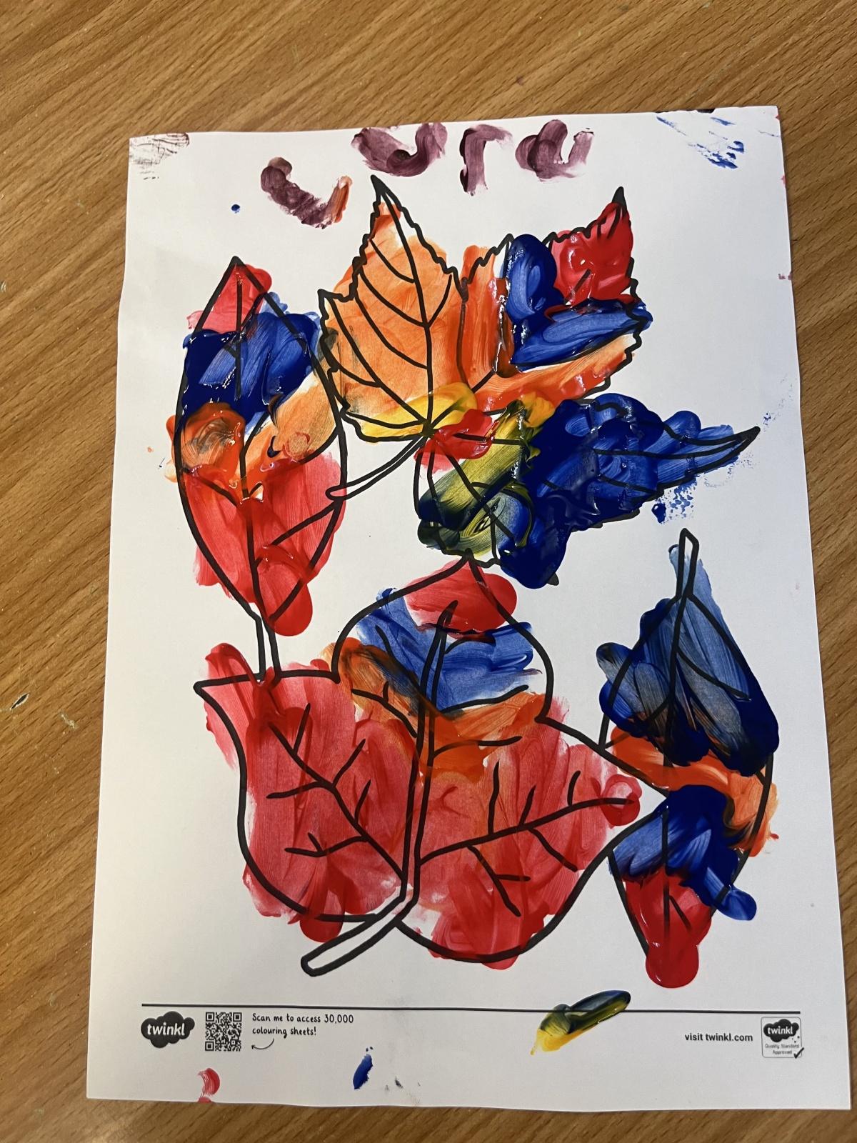 🎨 Colour Mixing & Autumn leaves 🍁 🎨 Colour Mixing & Autumn leaves 🍁