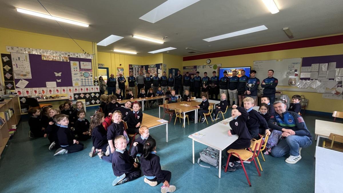 🏆A Visit from our new County Champions!🏆🏆 