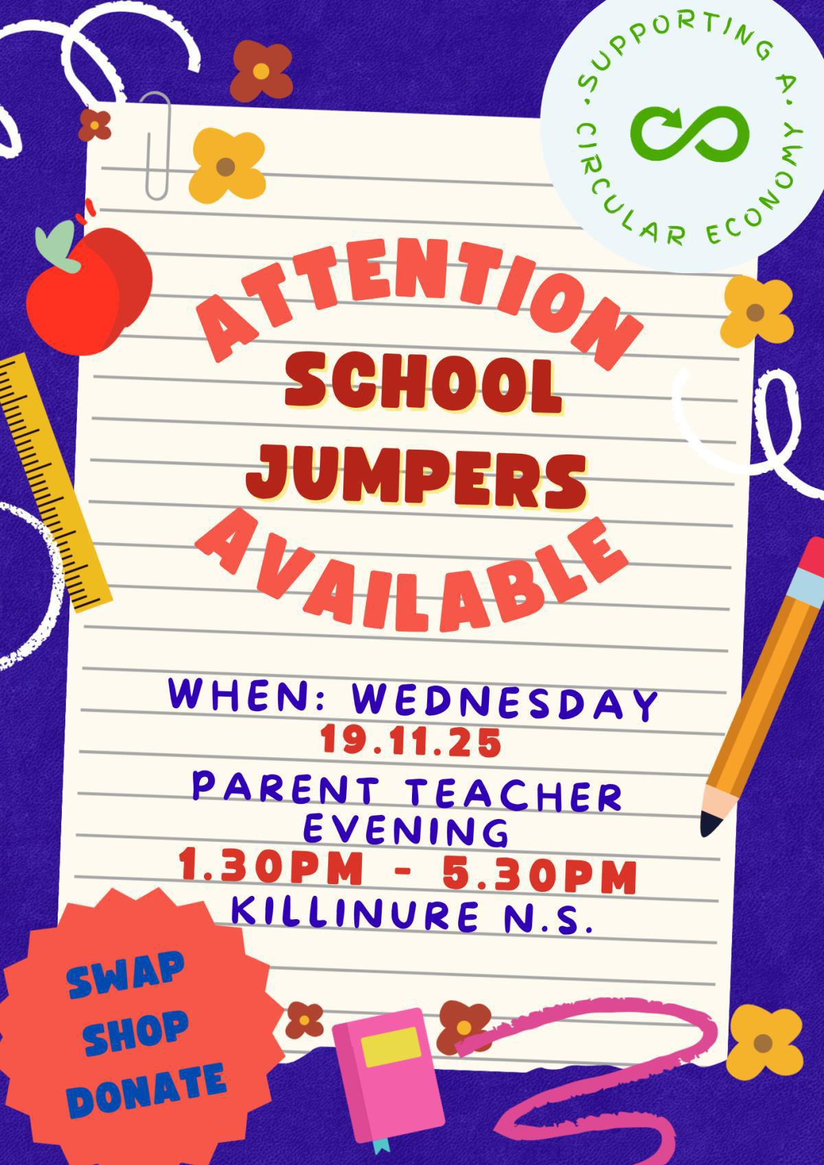 School Jumpers Swap shop