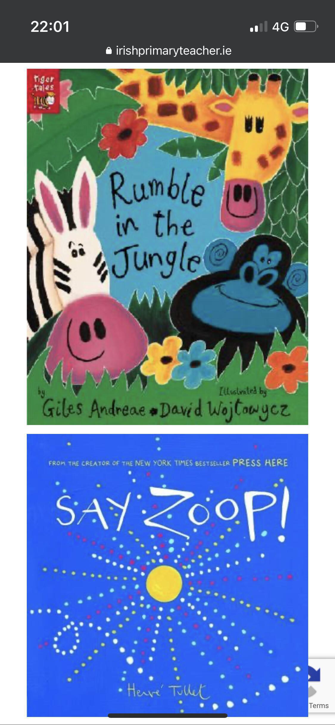 📚Recommended library books for Senior Infants