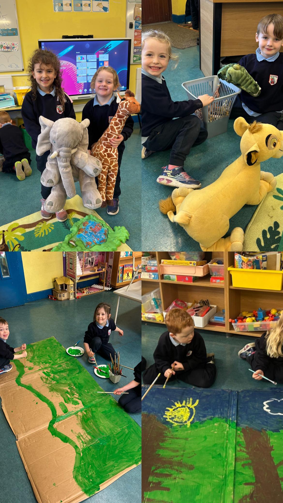 Jungle Animals 🦁🐻‍❄️🐯🦒🦓🐆