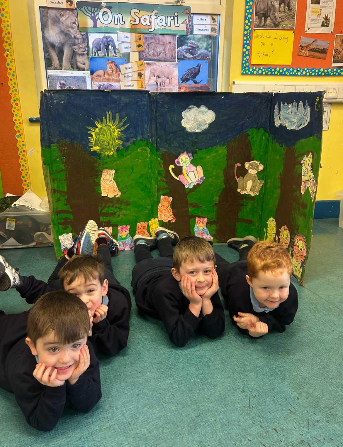 Jungle Animals 🦁🐻‍❄️🐯🦒🦓🐆