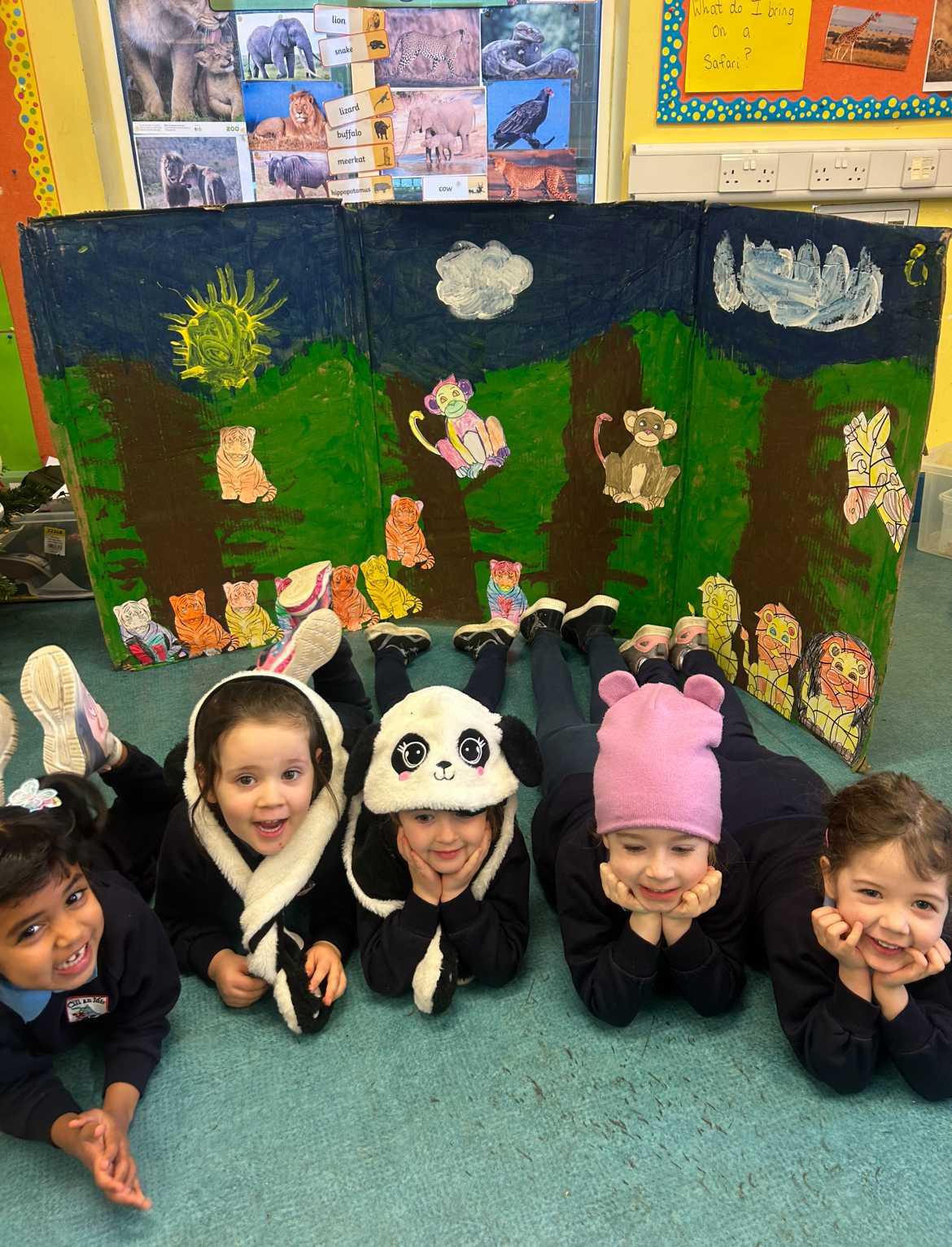 Jungle Animals 🦁🐻‍❄️🐯🦒🦓🐆