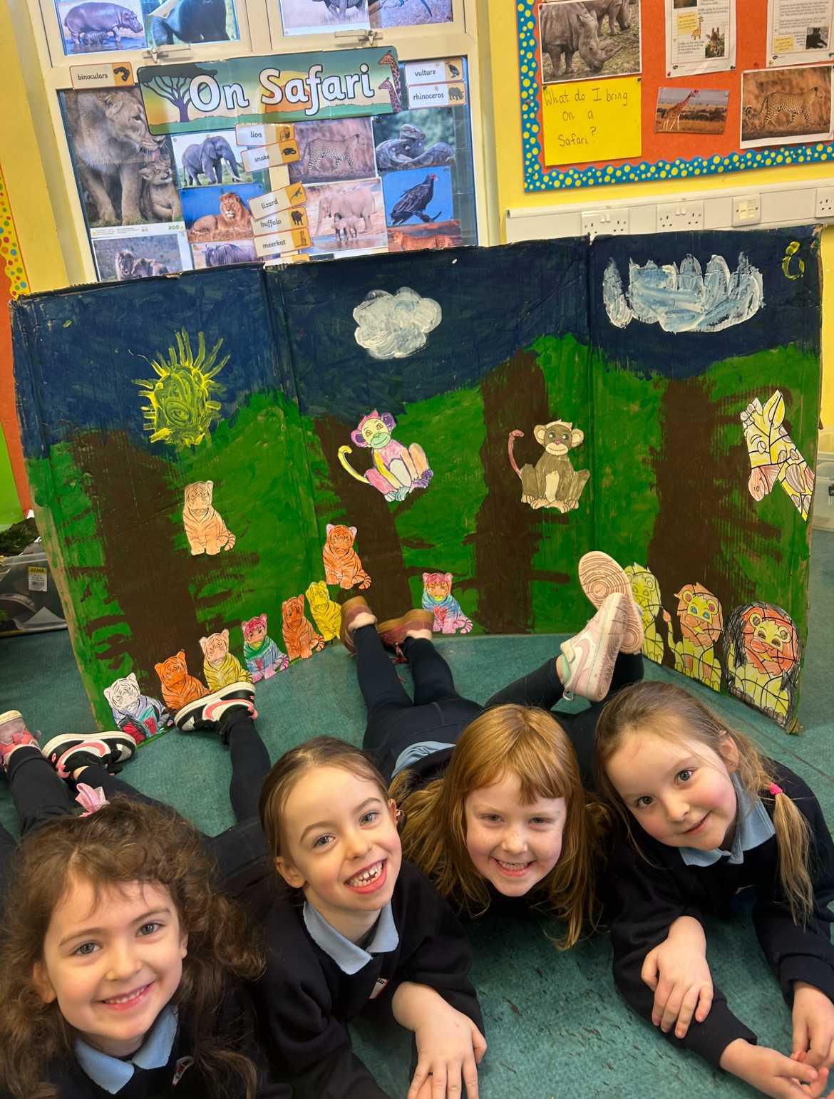 Jungle Animals 🦁🐻‍❄️🐯🦒🦓🐆