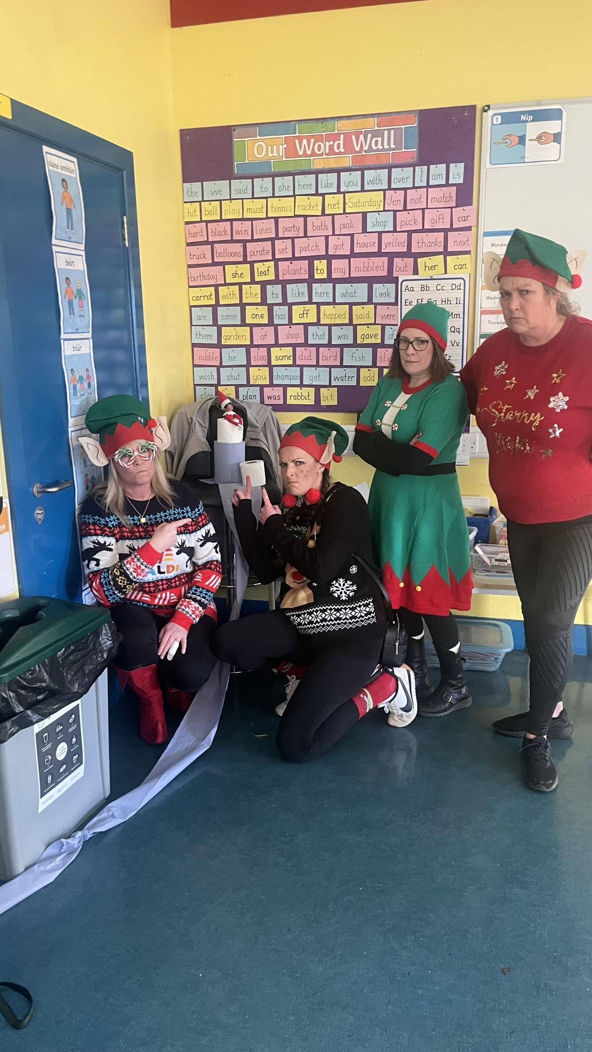 Paddy the Elf- up to no good…!