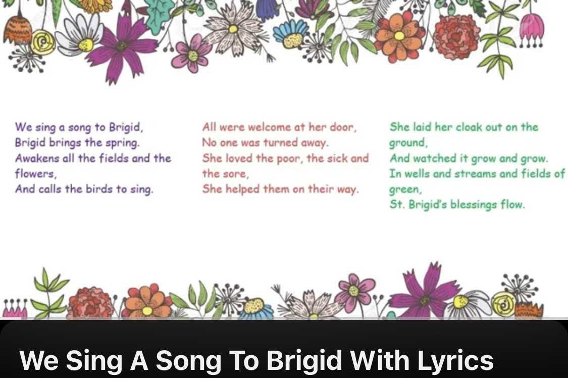 Song about St Brigid 🌱🌿 Song about St Brigid 🌱🌿