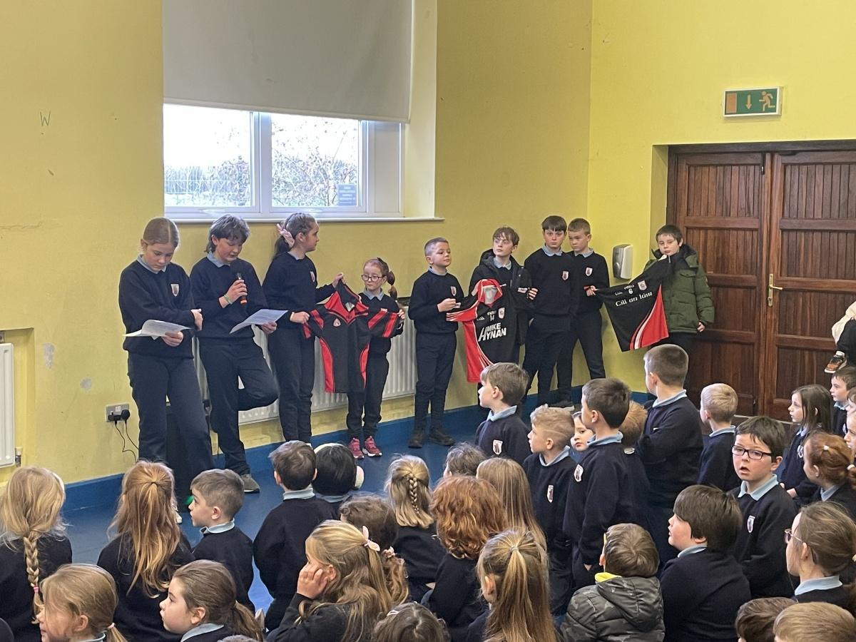 School Assembly - New School Jerseys/Healthy Eating School Assembly - New School Jerseys/Healthy Eating