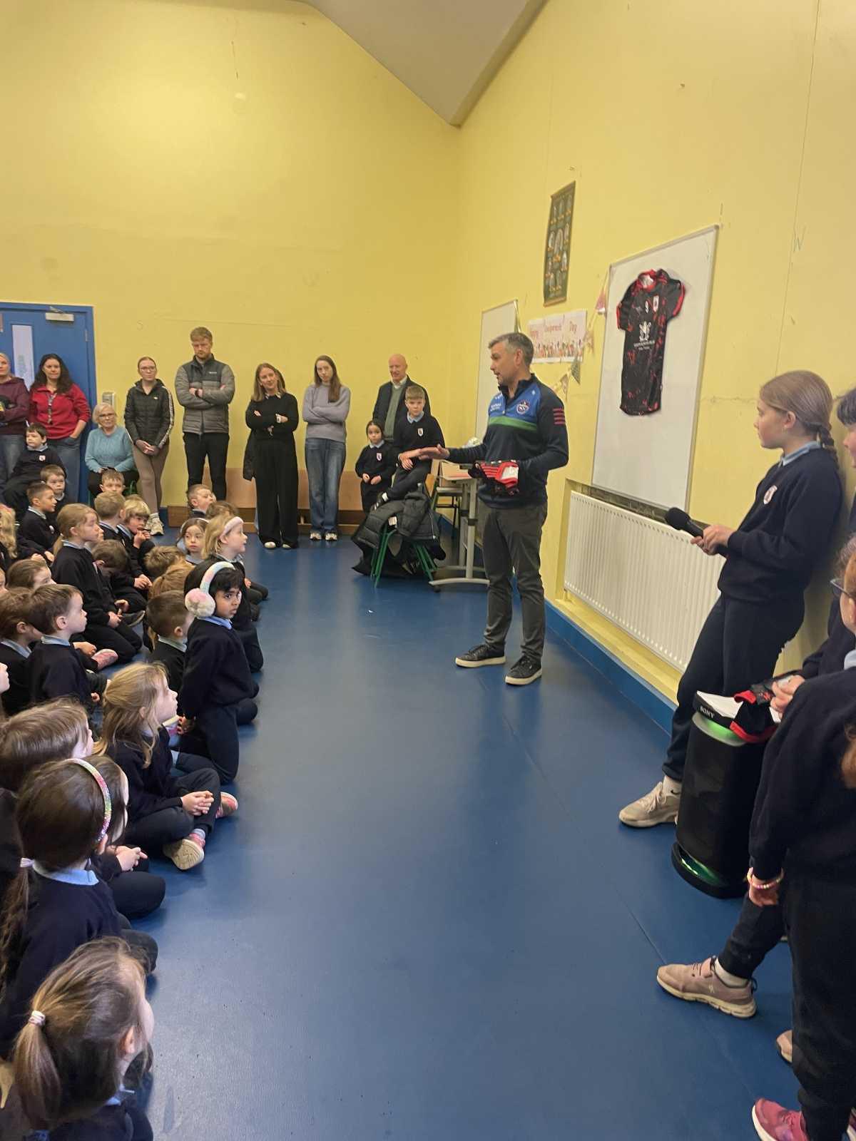 School Assembly - New School Jerseys/Healthy Eating School Assembly - New School Jerseys/Healthy Eating