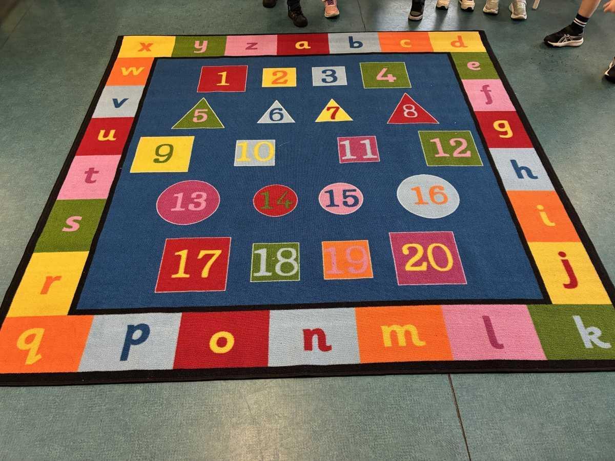 PICS: New Floor Mat….and Cartoon Afternoon!!