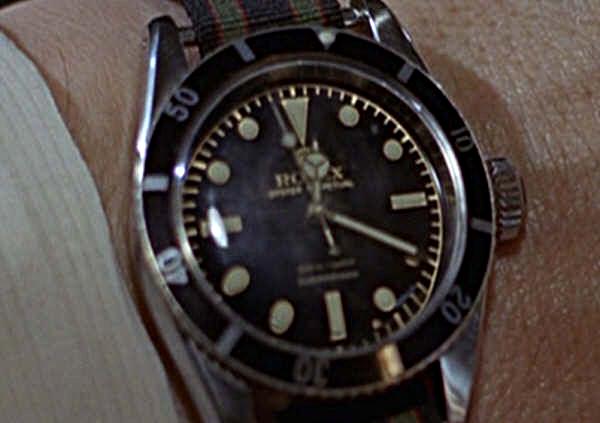 Goldfinger Rolex Submariner 6538 de Sean Connery