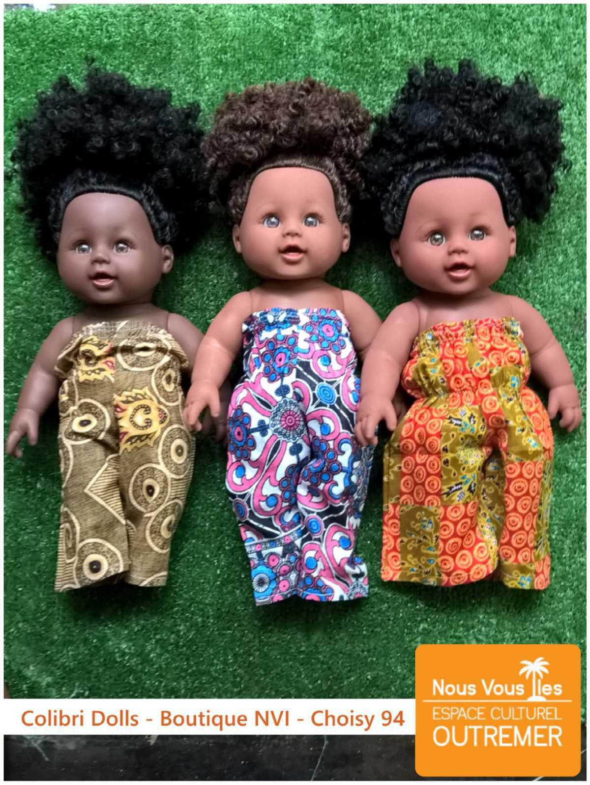 ARRIVAGE COLIBRI BLACK DOLLS