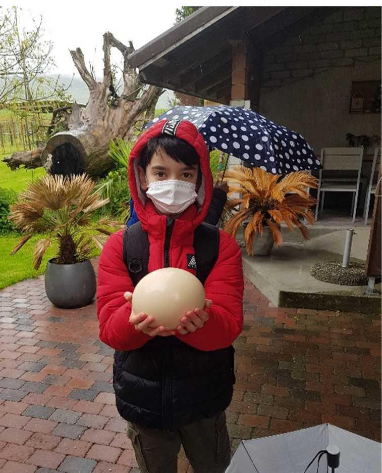 DaZ-Intensiv-Klasse besucht Straussenhof DaZ-Intensiv-Klasse besucht Straussenhof