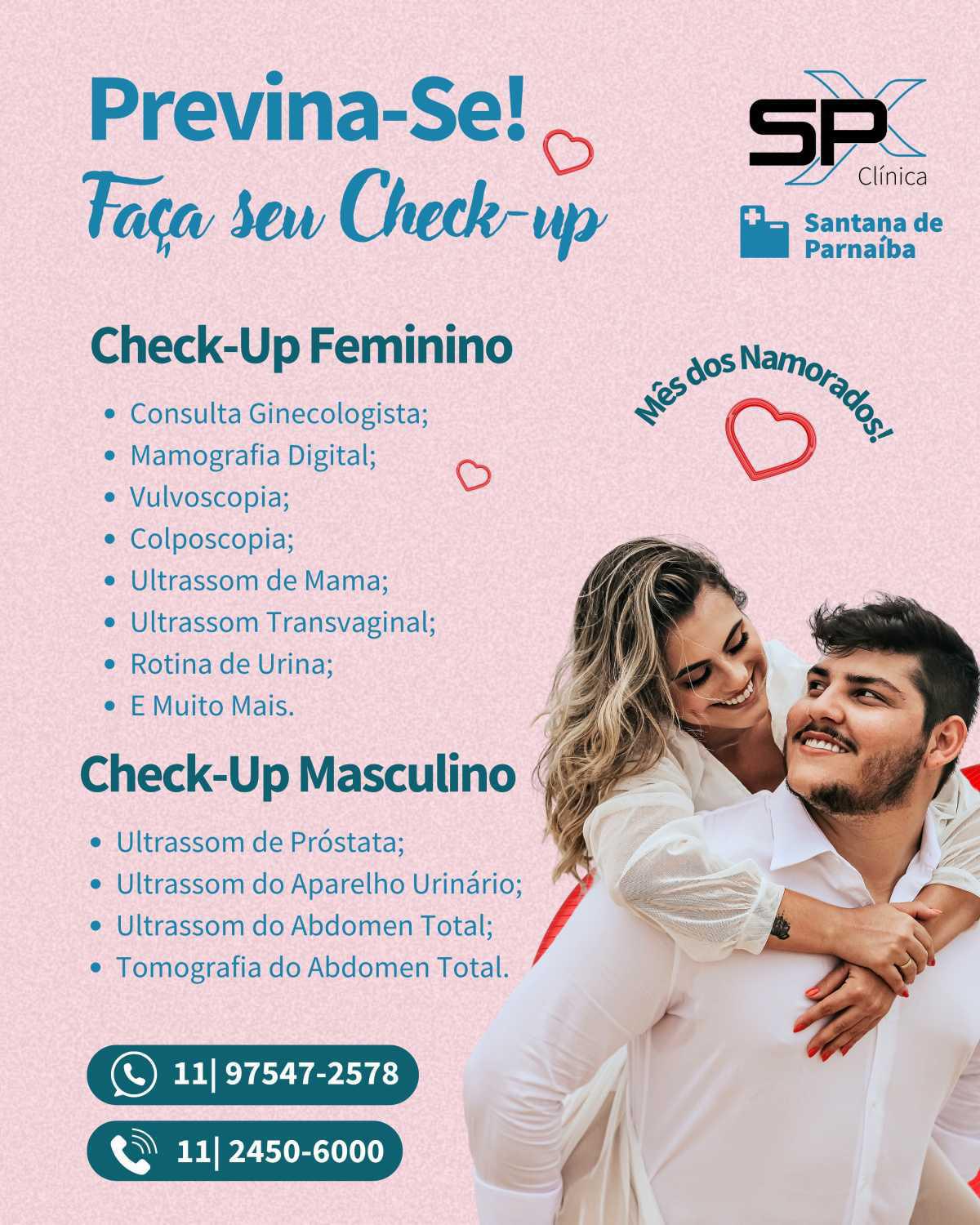 💑🏻 Check-up do Casal na SPX Santana de Parnaíba: Viva o Amor com Saúde! 🌹
