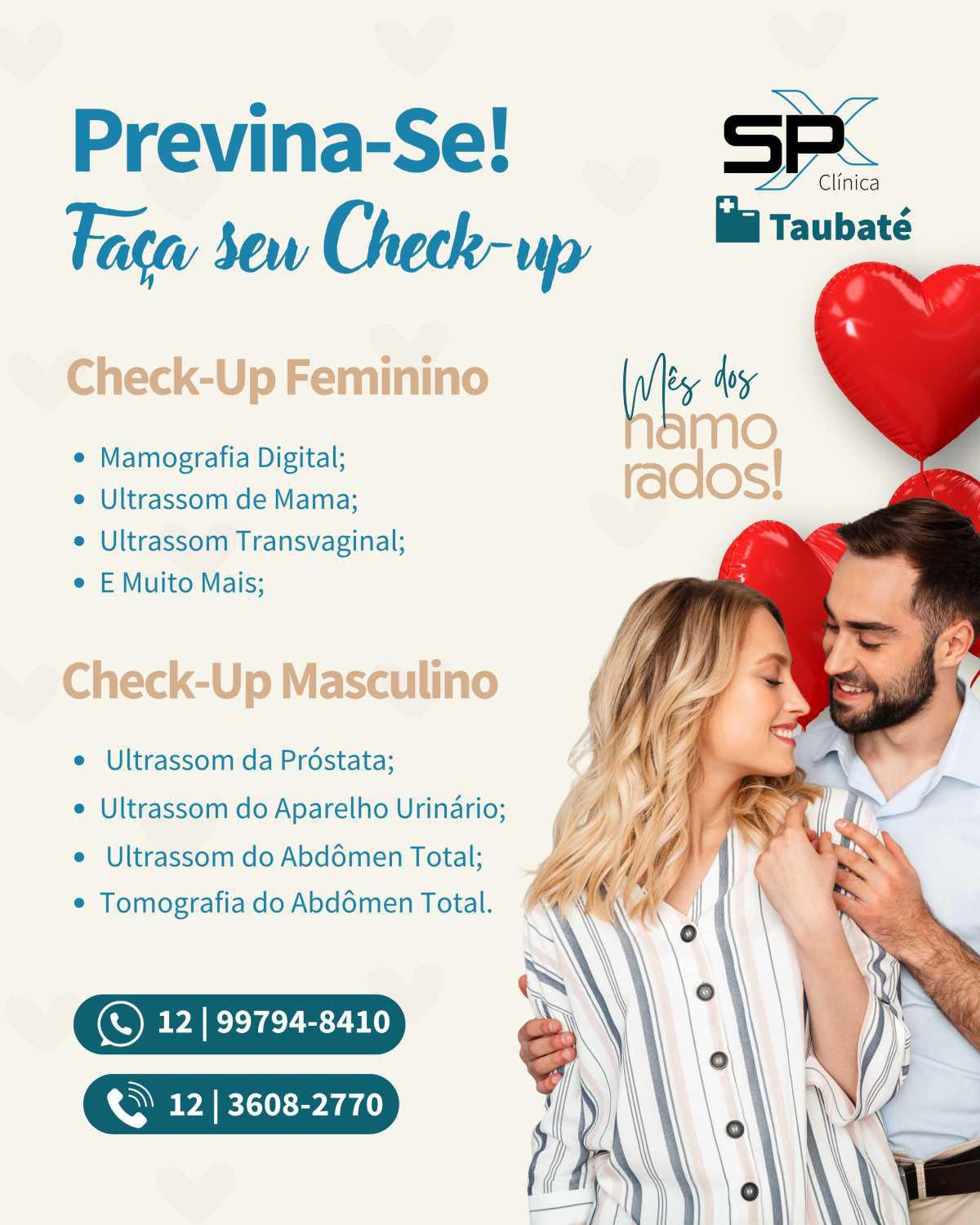 💑🏻 Check-up do Casal na SPX Taubaté: Viva o Amor com Saúde! 