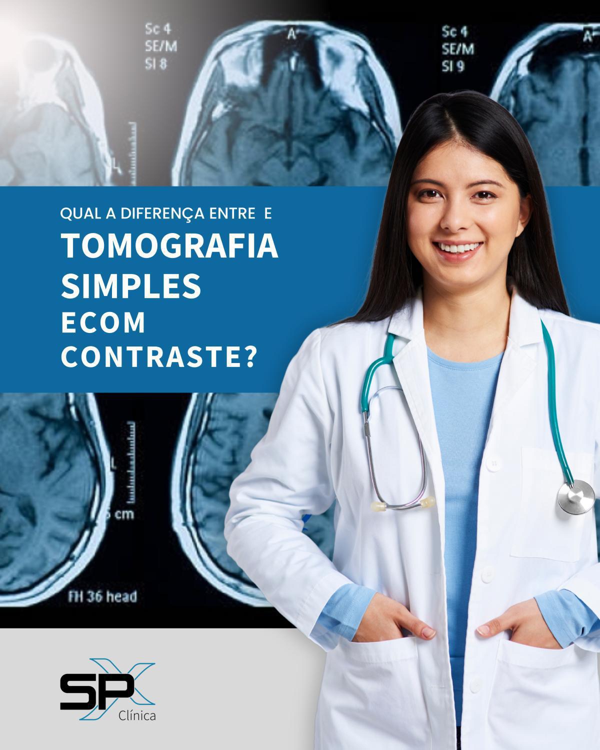 🔎 Qual a Diferença Entre Tomografia Simples e com Contraste? 🤔
