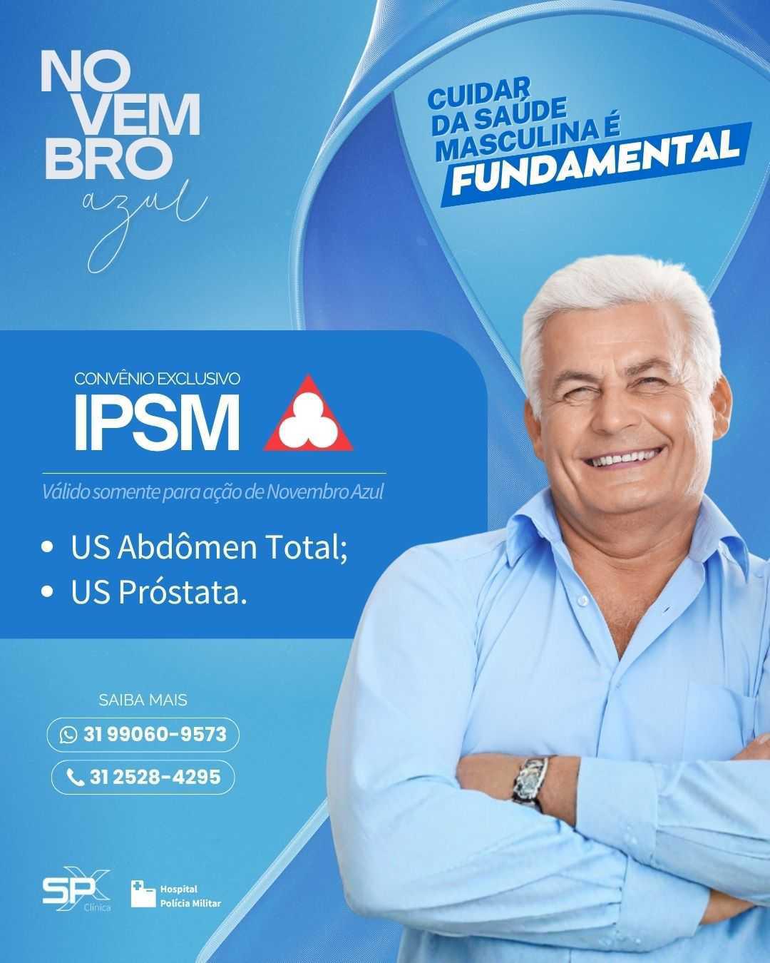 💙 Novembro Azul Chegou: Realize Seus Exames na SPX HPM – Belo Horizonte! 