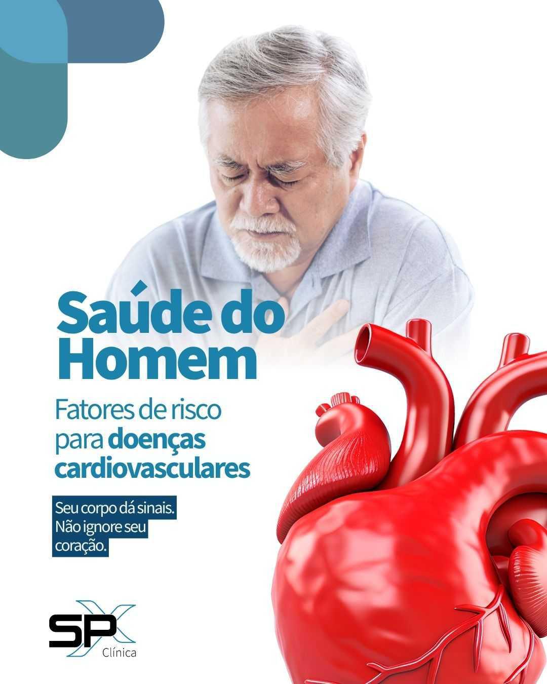 🚨 Saúde do Homem: Fatores de Risco para Doenças Cardiovasculares ❤️