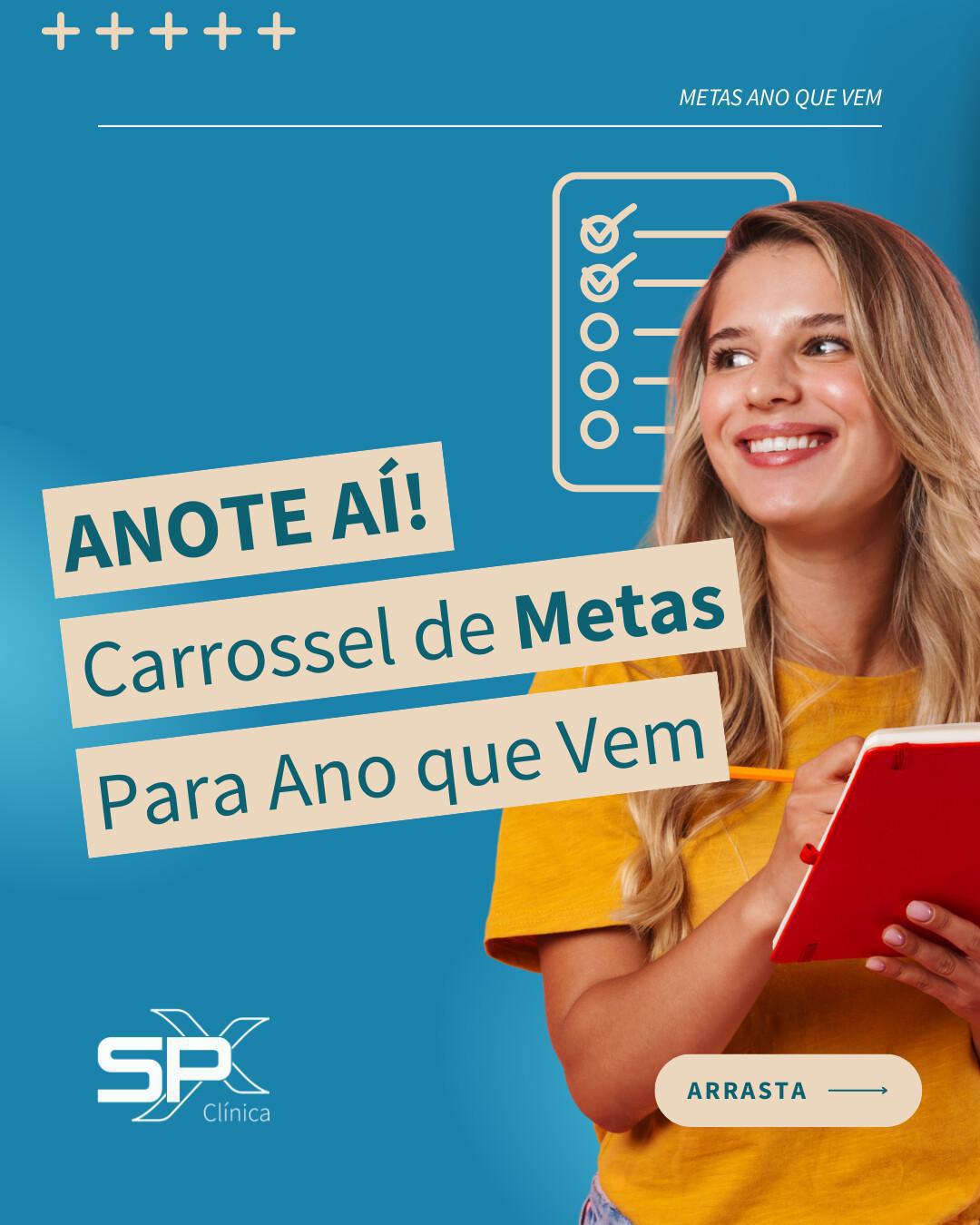 ✍🏻 Anote aí! Carrossel de Metas para o Ano que Vem 🎯