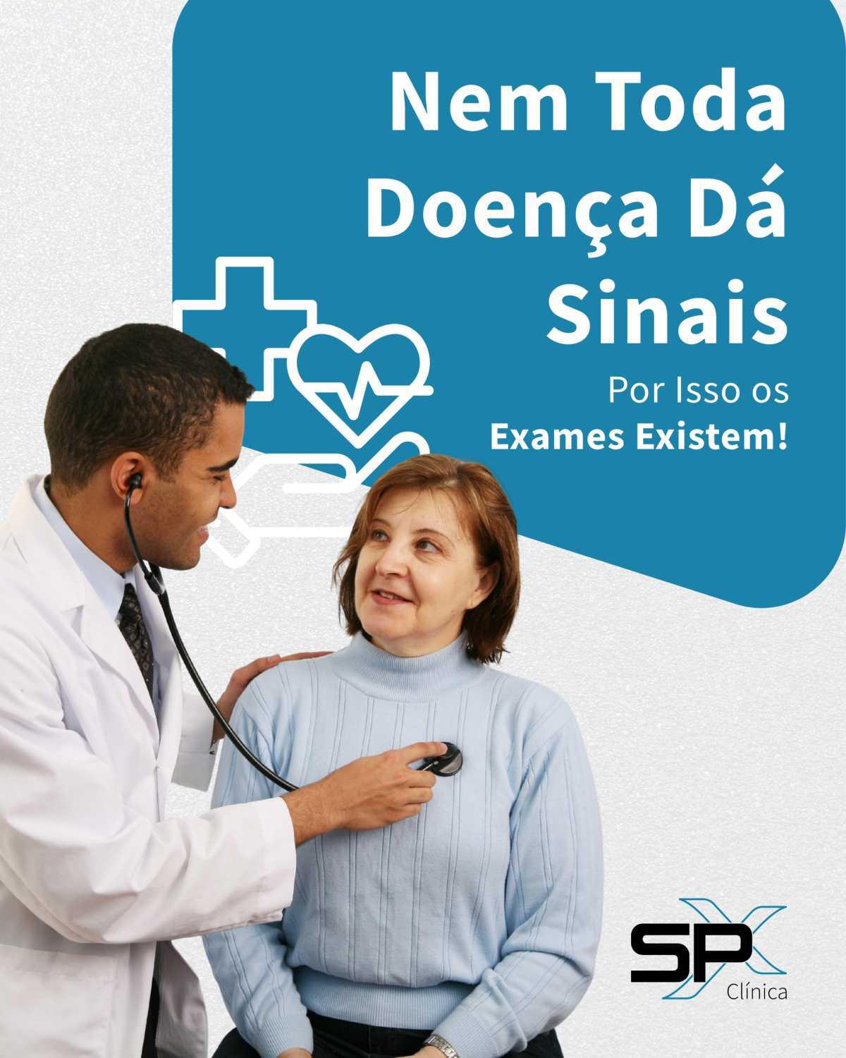 🤫 Nem Toda Doença Dá Sinais. Por Isso os Exames Existem! 🩺