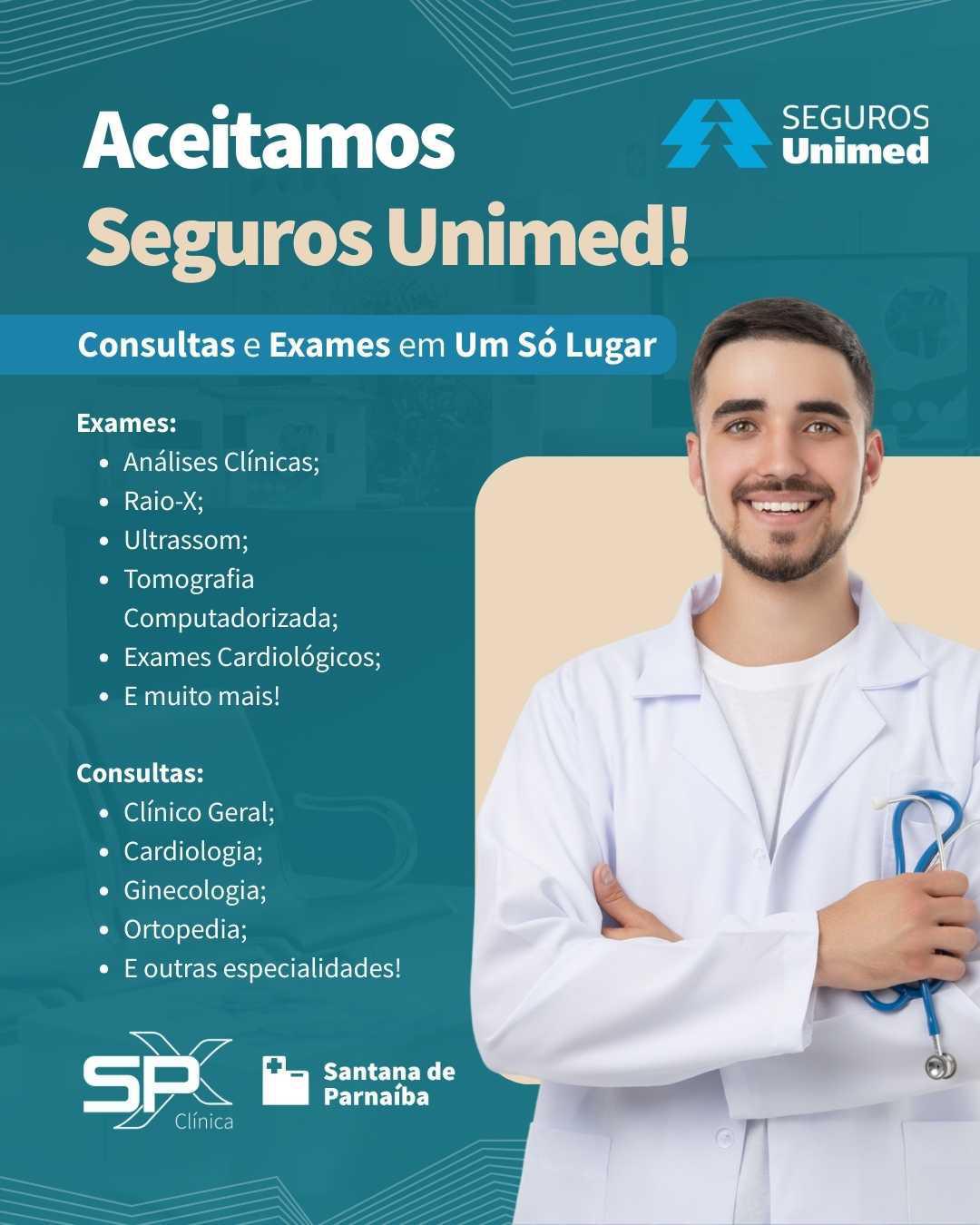 💙💳 Tem Unimed? Agende Suas Consultas e Exames na SPX Santana de Parnaíba! 😍