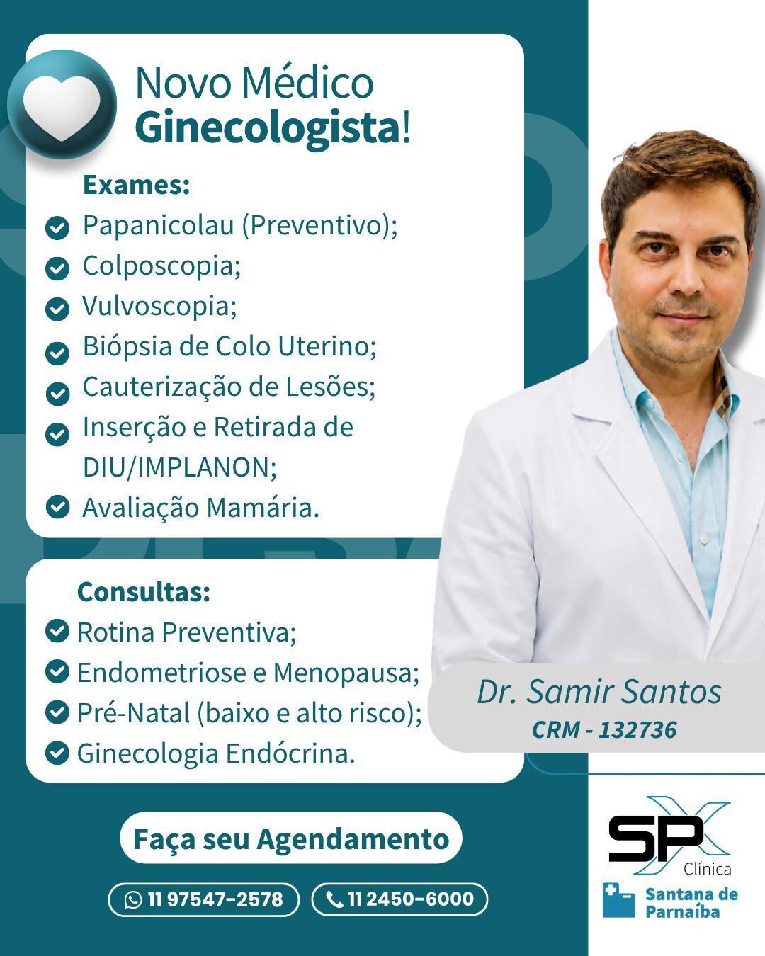 🌸👨🏻‍⚕️ Pré-Natal, Endometriose, Menopausa e Mais: Novo Ginecologista/Obstetra na SPX!