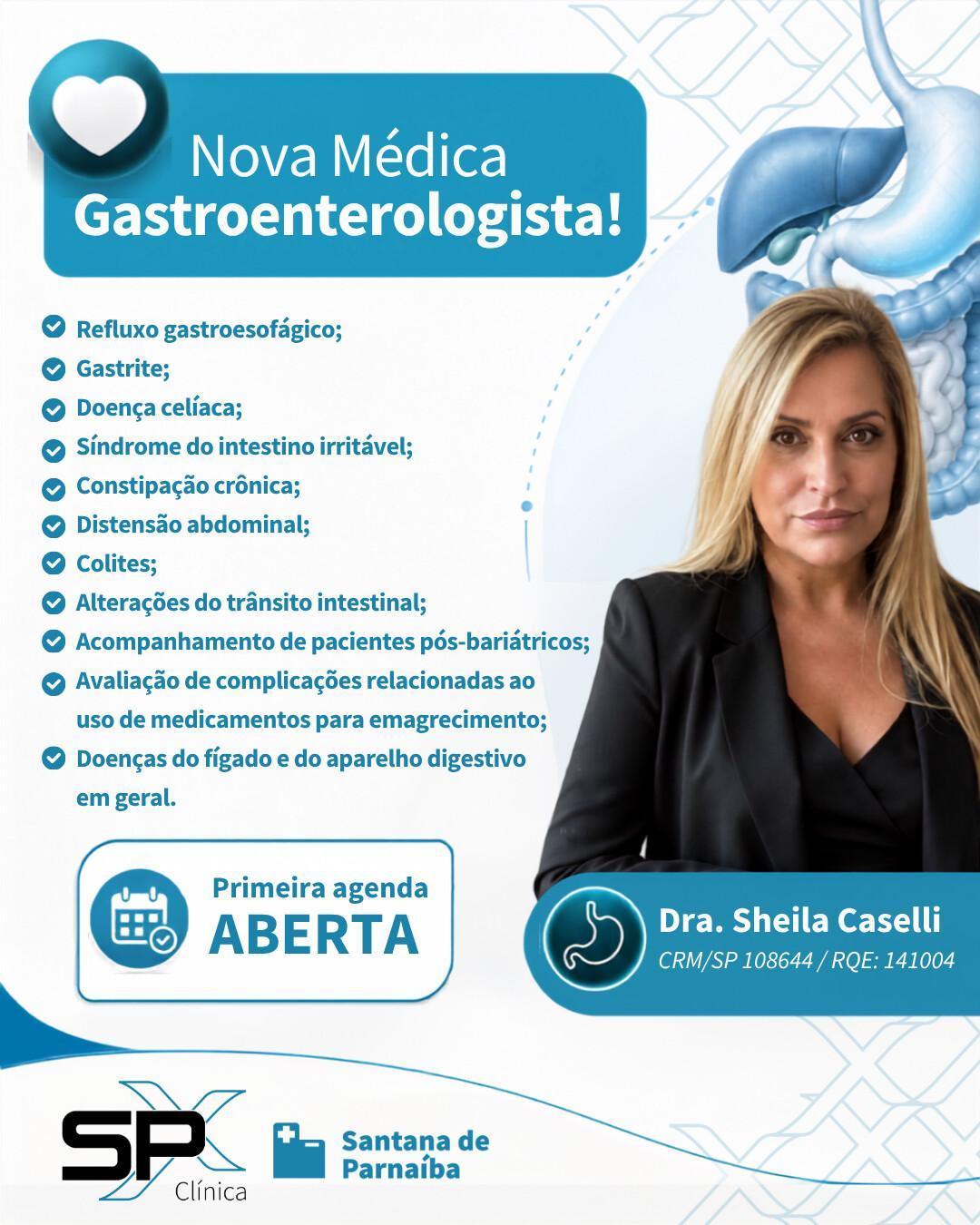 🥳🩺 Novidade na SPX Santana de Parnaíba: Agora Temos Gastroenterologista!
