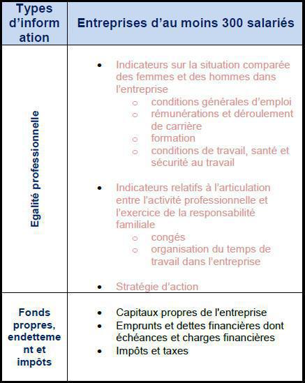18. Base de Données Economiques et Sociales (BDES) 18. Base de Données Economiques et Sociales (BDES)