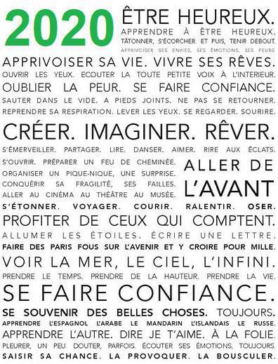 Bonne année 2020