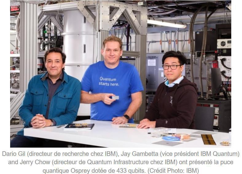 IBM poursuit sa route dans l'informatique quantique IBM poursuit sa route dans l'informatique quantique