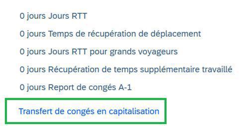CAPI : Comment déclarer ces jours ? 