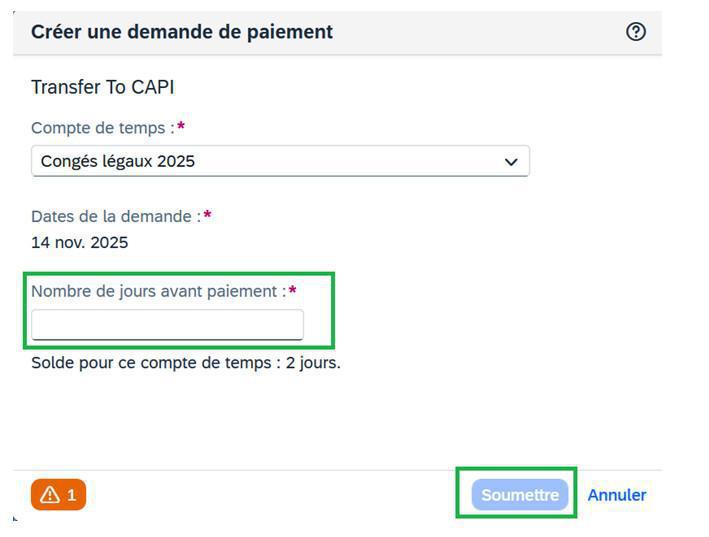 CAPI : Comment déclarer ces jours ? CAPI : Comment déclarer ces jours ?