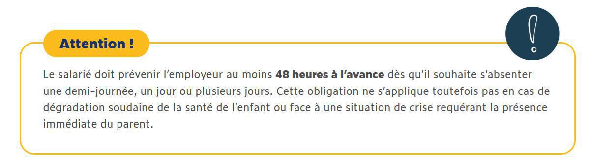 3 mns pour comprendre : Congé de présence parentale