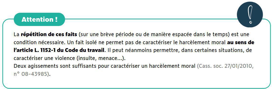 Dossier CFTC : Le harcèlement moral 