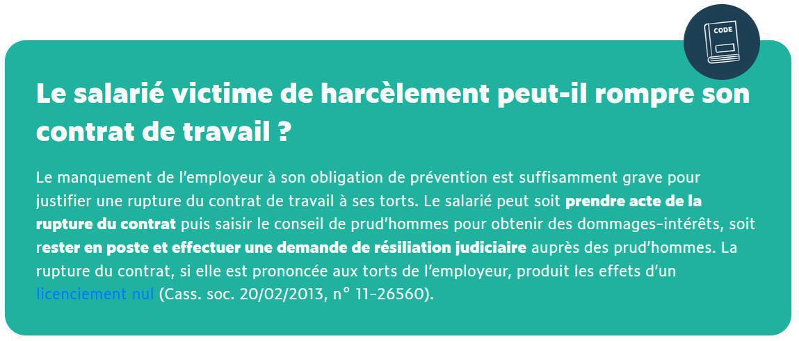 Dossier CFTC : Le harcèlement moral 