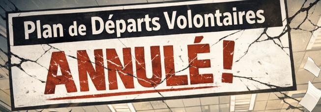 Annulation plan de départs 2026
