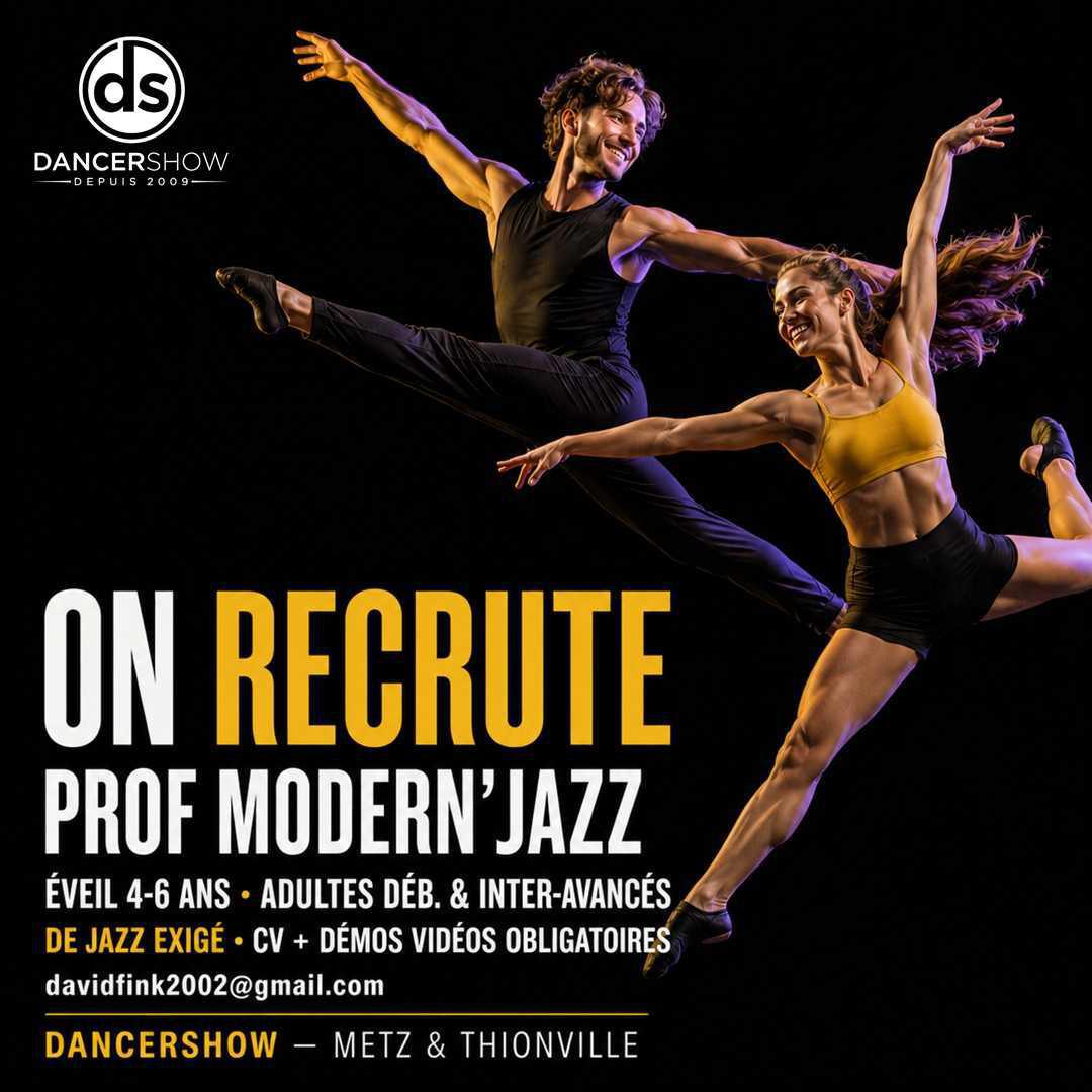 DANCERSHOW recrute ses futurs professeurs de danse !