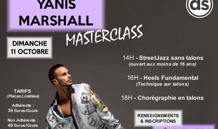 MASTERCLASS HEELS DANCE avec YANIS MARSHALL - 11.10.2020 - Metz & Thionville