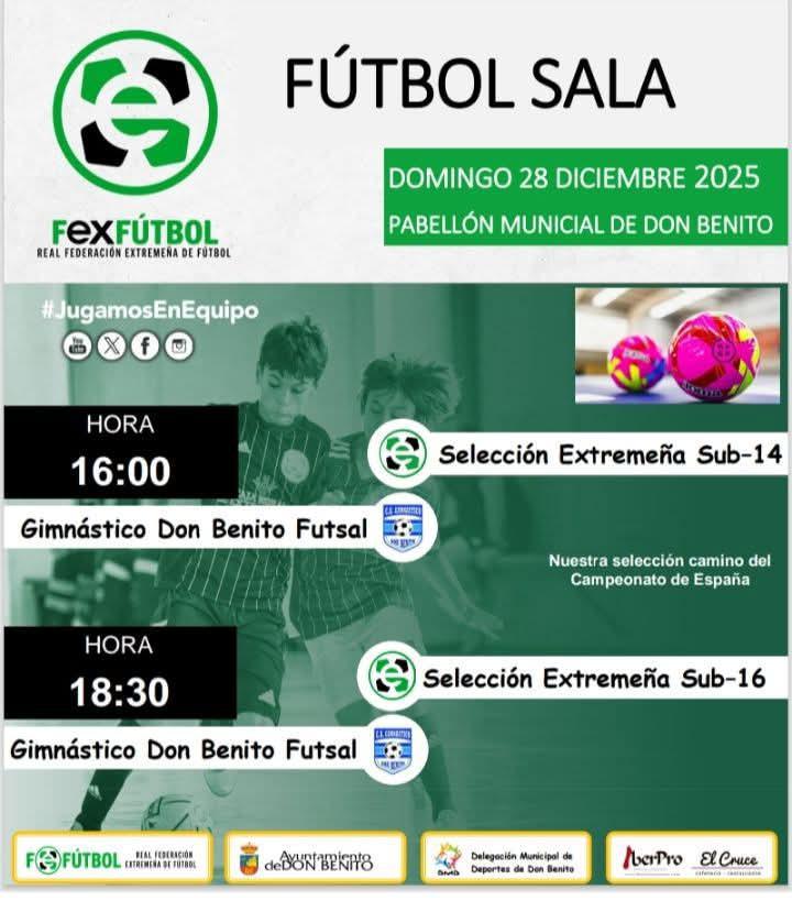 Amistoso Selección Extremeña - Gimnástico Don Benito Futsal