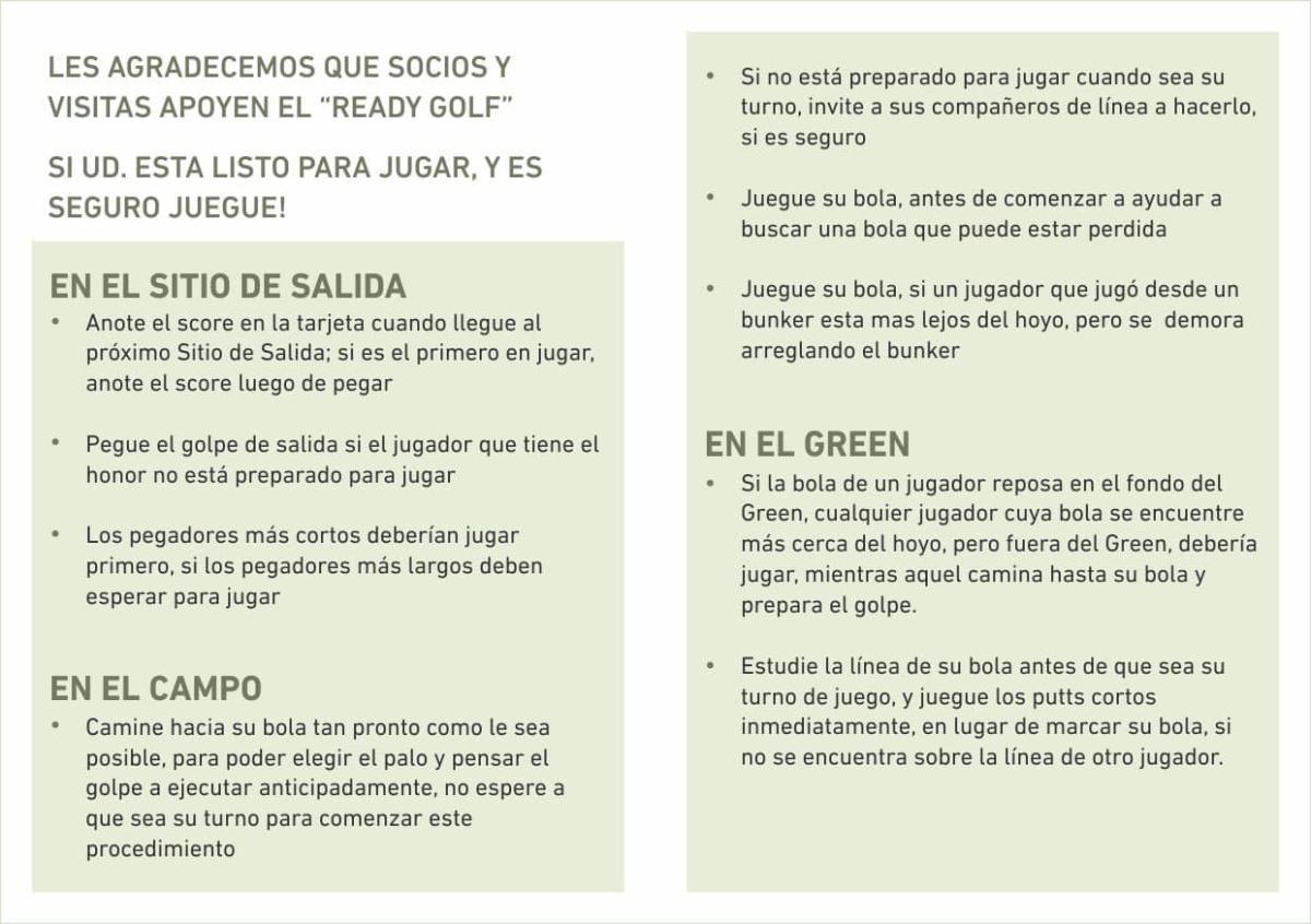 Ready Golf Ready Golf