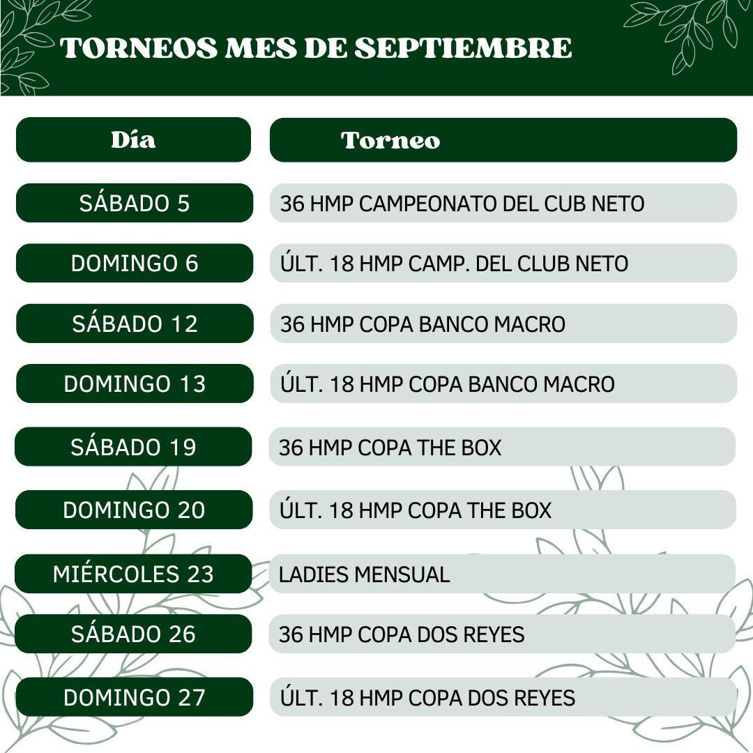 ACTIVIDAD DE SEPTIEMBRE 2026