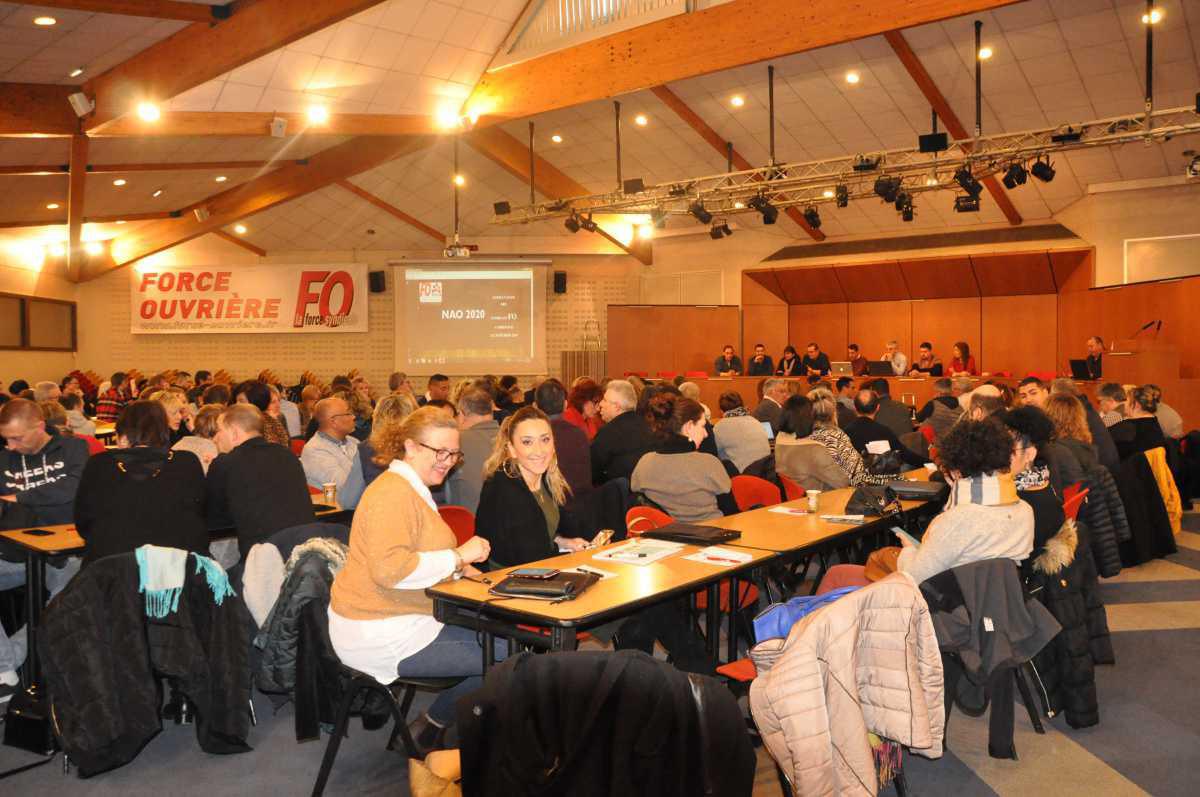 NAO 2020 : réunion des délégués FO