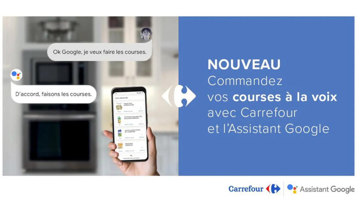 Carrefour lance avec Google les commandes par la voix Carrefour lance avec Google les commandes par la voix