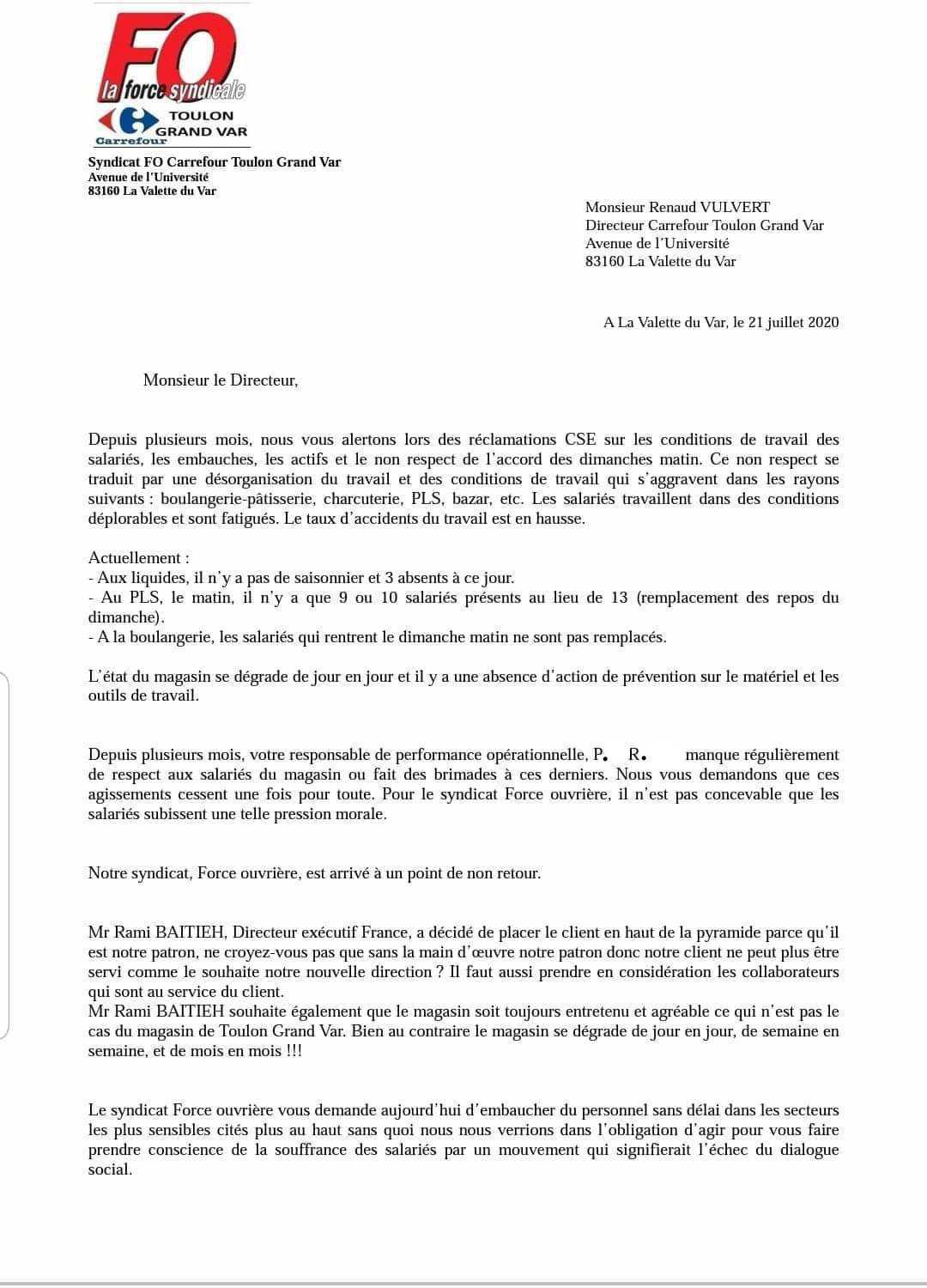 Debrayage Au Magasin De Toulon Grand Var