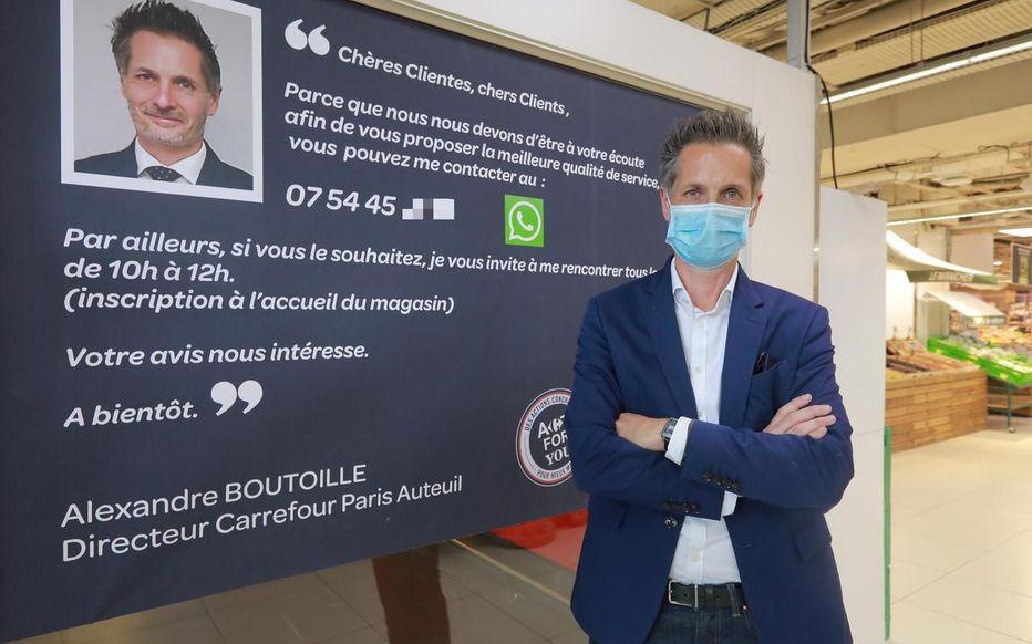 Chez Carrefour, les clients peuvent appeler le patron sur son portable