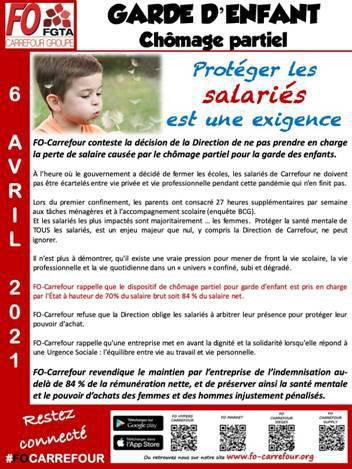 CHÔMAGE PARTIEL : PROTÉGER LES SALARIÉS EST UNE EXIGENCE CHÔMAGE PARTIEL : PROTÉGER LES SALARIÉS EST UNE EXIGENCE