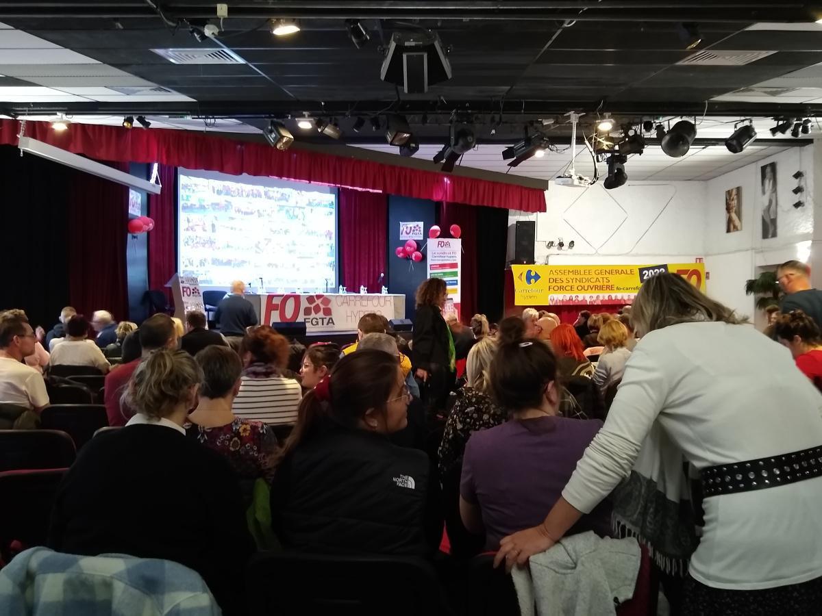 Direct : Assemblée générale des syndicats FO de Carrefour Hypermarchés Direct : Assemblée générale des syndicats FO de Carrefour Hypermarchés