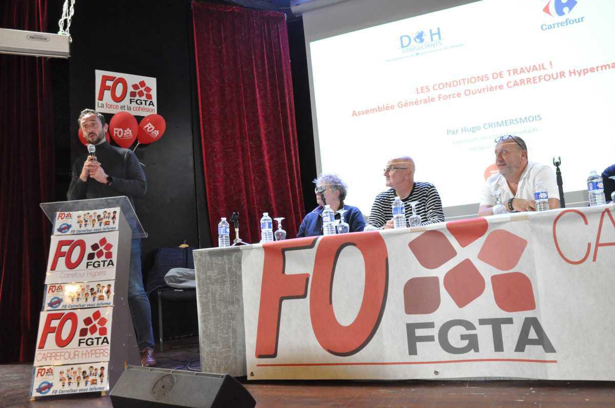 Direct : Assemblée générale des syndicats FO de Carrefour Hypermarchés Direct : Assemblée générale des syndicats FO de Carrefour Hypermarchés